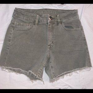 American Eagle Army Green Shorts